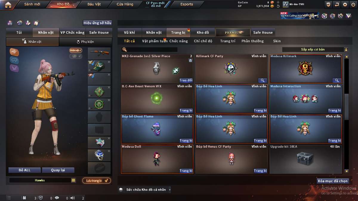 shop acc cf uy tin gia re